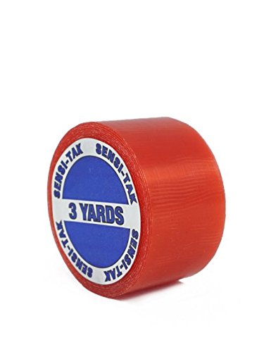 Red Liner Sensi-Tak Tape Adhesive Roll 25 mm x 2.75 m (1 Inch x 3 Yrd)