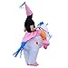 KOOY Inflatable Unicorn Adult Halloween Costume Party Funny Cosplay