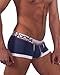 Croota Mens Underwear, Low-Rise Boxer Brief, Satin Accented Waistband, CG01L