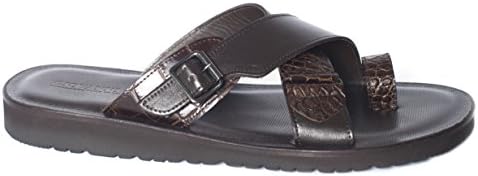 Giovanni Conti262-01 brown dressy men sandals