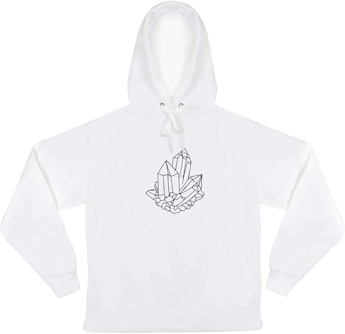 Extra Large 'Amethyst Gemstone' Adult Hoodie / Hooded Sweater / Jumper