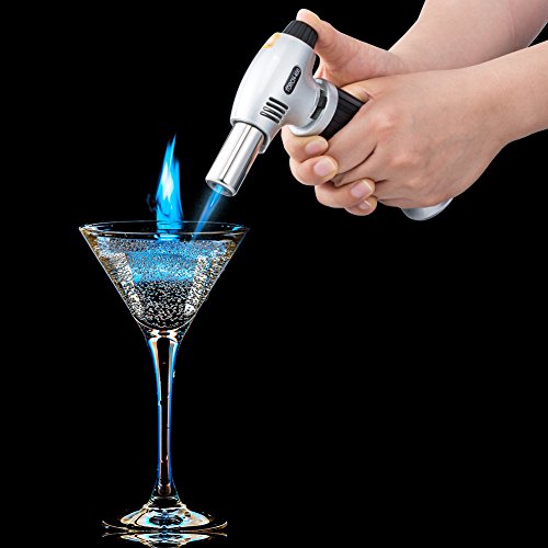 Culinary Torch Professional Kitchen Cooking Torch for Creme Brulee Butane Blow Torch for Home