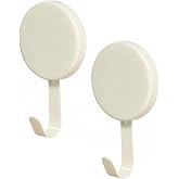 Aeranto Magnetic Wreath Hanger for Front Door, Heavy Duty Magnet Door Hooks | Magnetic wreath holders for metal doors | Holds up to 10 lb | No nails or drilling | Scratch-resistant backing | White 2 Pack