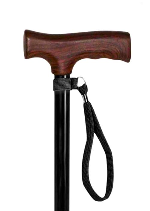 Lifeswonderful - Walking Stick or Cane Wrist Cord Lanyard Strap (Black)