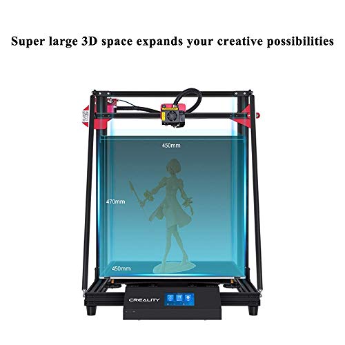 Creality CR-10 MAX 3D Printer with BL Touch Matrix Automatic Leveling, Touch Screen and Bondtech Extruder Gears Large Build Volume 450mmx450mmx470mm