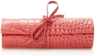 Carrie Jewelry Roll Tie Travel Case Color: Red