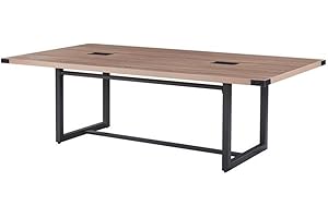 Safco Mirella Conference Table, Sitting-Height, 8 ft