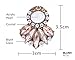 Statement Earrings Pearl: Rose Gold Crystal Geometric Cluster Stud Earrings for Women Jewelry