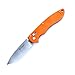 Ganzo G740-OR Orange Folding Knife Handle G10 Blade 440c Lock Axis
