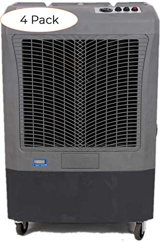 HESSAIRE MC37M Evaporative Cooler, 3,100 CFM, Gray