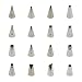 AIKVSXER Best 16 Piece Nozzles Stainless Piping Steel Cake Decorating Tube Tips Set for Cake Decoration with Hinged Storage Box for Cupcake & Cookie Decoration by UMTline
