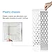 NEX Umbrella Holder, Metal Umbrella Stand Rack Storage, with Drip Tray and Hooks, Square, White