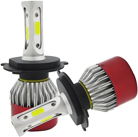 TXVSO8 72W H4 LED Headlight Hi/Lo Beam 360¡ã 3-Side COB Head Fog Replacement Conversion Kit Headlamp Lamp Bulb HID White 6000K 8000LM