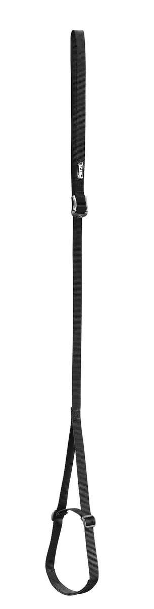 PETZL Unisex_Adult Schlinge Footape Step Sling, Black, standard size, C47A