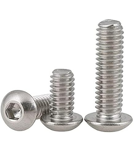 thumbnail image 2 of Fastenere #8-32 X 3/16 Button Socket Cap Screws – 18-8 Stainless, Allen Drive, Qty 1000 2 of 6