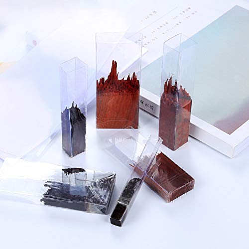 12PCS Wooden Pieces for Epoxy Resin Crafts, LET' S Resin Wood Frame Pendant Accessories, Mixed Colors Wooden Resin Kit for Jewelry Making Supplies, Resin Pendant, Earring, Necklace Crafts DIY