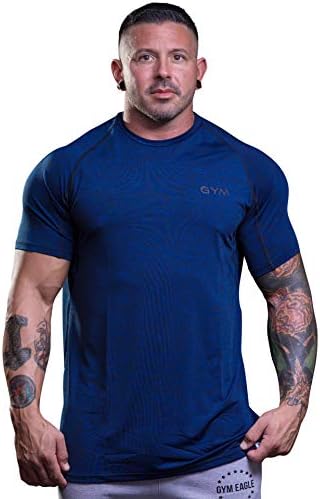 Men's Gym Premium T-Shirt Bodybuilding Muscle Workout Athletic Fitness Tee
