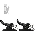 LIZHOUMIL 2 Pack Sea Fishing Casting Trigger, Casting Cannon Clip, Bionic Finger, Thumb Button, Fixed Spool Casting Aid for Sea Shore Beach Fishing Black