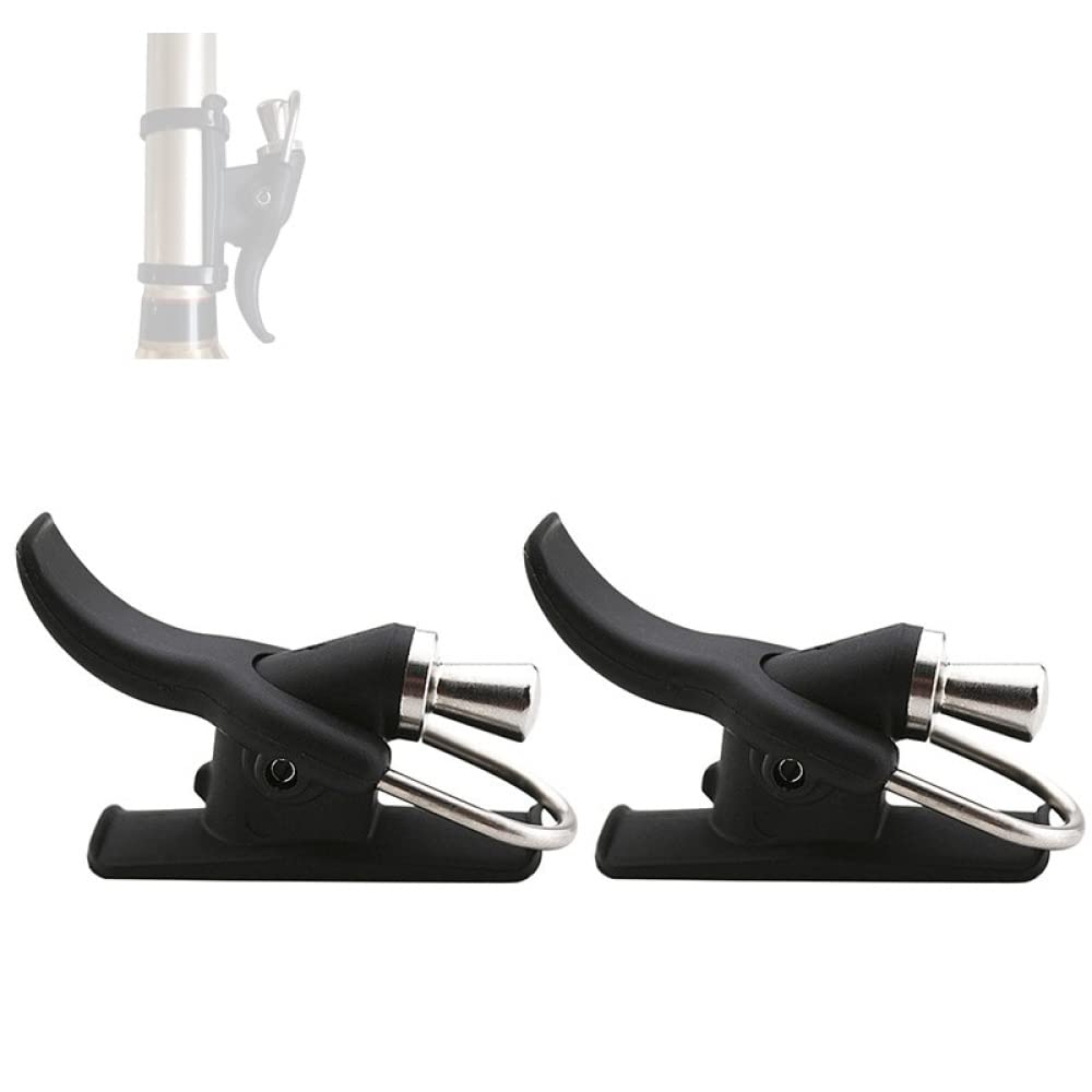 2 Pack Sea Fishing Casting Trigger, Casting Cannon Clip, Bionic Finger, Thumb Button, Fixed Spool Casting Aid for Sea Shore Beach Fishing black