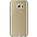 S7 Case, ACMEBOX [Slim Thin] Anti-Shock TPU Gel Rubber Thin Flexible Soft Bumper Silicone Protective Case Cover for Samsung Galaxy S7 -(Clear Gold)