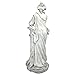Design Toscano Winter Woman of The Four Seasons Indoor/Outdoor Garden Statue, 12 inches Wide, 32 inches Tall, Cast Stone Resin, Antique Stone Finish