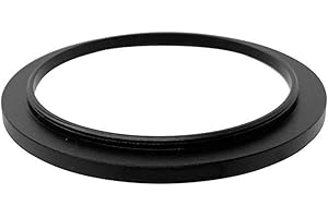 27-52mm Lens Filter Adapter Ring, CNC Machined Step Up Ring Adapter Filter Metal Stepping Rings Allows 27mm Lens to Fit 52mm 