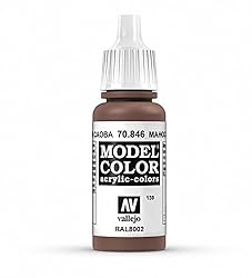 Vallejo Mahogany Brown Paint, 17ml