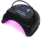 Lumcrissy 64W Rechargeable Cordless Gel Light，Professional Cordless Led UV Nail Lamp,Wireless Nail Dryer For LED UV Gel With Lifting Handle Touch Sensor LCD Screen