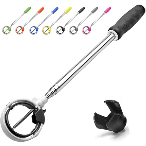 Photo 1 of Golf Ball Retriever, Balls Retriever Telescopic for Water with Spring Release-Ready Head, Ball Retriever Tool Golf with Locking Clip, Grabber Tool, Golf Accessories Golf Gift for Men (Black, 9ft)