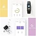 Fitness Trackers,Mo Young3 Blood Pressure and Heart Rate Monitors By MOKAYI, Color Screen OLED Tracking smart belt sleep monitor,IP65 waterproof,call information and alarm clock alert iOS and Android.