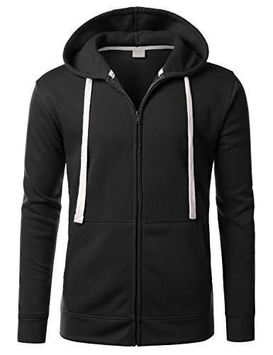 Santorini Island Men's Hoodies Zip-up Pockets Casual Long Sleeved Plus Size Brand Clothing Fit Sweatshirts 5 Colors Sudaderas