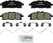 BOSCH BC1552 QuietCast Premium Ceramic Disc Brake Pad Set - Compatible with Select Nissan Quest; FRONT