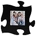 P. Graham Dunn Solid Black 12x12 inch Photo Frame Puzzle Piece Wall Plaque