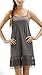 [Shop Lev] Women's Satin Full Slip with Circle Lace for Lengthening