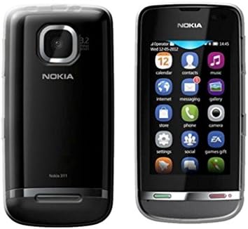 Semi-Rigid Silicone Gel (Tpu) Transparent Case for Nokia Asha 311