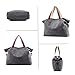 Women's Handbags,LOSMILE Shoulder Bags Top Handle Beach Tote Purse Crossbody Bag (Grey)