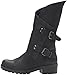 Coolway Women's Alida Motorcycle Boot, Black, 39 EU/8-8.5 M US
