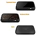 Okela 2.4GHz Backlit Mini Wireless Keyboard and Mouse Combo, Whole Panel Glass Touchpad Rechargeable Remote Control for Android TV Box, Kodi,HTPC, IPTV, PC, PS3,Xbox 360, Raspberry Pi 3