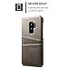Samsung Galaxy S9 Plus Ultra Slim PU Leather Wallet Phone Case with 2 Cards Slots Phone Cover Credit Card Holder for Men / Women, 6.2 inches Gray