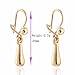 Crystal 18k Gold Plated Earrings Stud Women Jewelry + 925 Sterling Silver Earnuts Gs0468