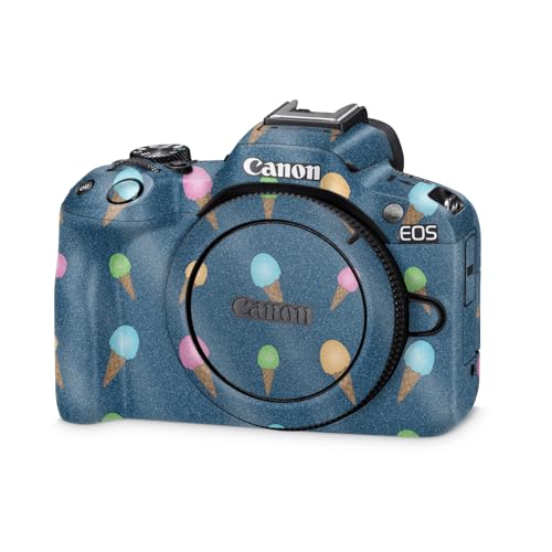 Glossy Glitter Camera Skin Compatible with Canon EOS R50 (2023) - Ice Cream Con…