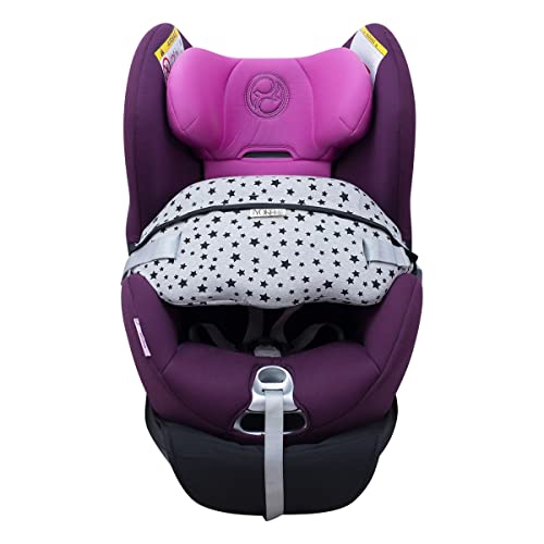JANABEBE JYOKO Kids Cover Liner Accessory for car seat Made Cotton Compatible with Cybex Gold Sirona - M2 i-Size (Black Star) — image 1