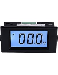 Yeeco voltímetro digital medidor de voltaje AC Volt pruebas calibre visualización LCD Voltaje Measuing Volt Panel Meter, 1400278