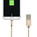 Magnetic Android Charging Cable, VOLADOR Micro USB High Speed Charge Cable USB Sync Cable with Metal Plug and Magnetic Design for Android Cellphones(Gold)