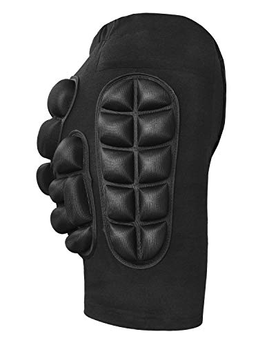 Soared 3D Protection Hip Butt EVA Paded Short Pants Protective Gear Guard Impact Pad Ski Ice Skating Snowboard Black 2.5cm EVA Thicken Padding - Thumbnail 2