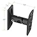PERLESMITH Speaker Mount, Side Clamping Speaker, Mounting Bracket with Swivel and Tilt for Large Surround Sound Speakers - 1 Pair - Suitable for Walls - Holds up to 8lbs