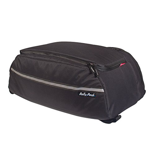 Rally Pack By Dowco - Touring Motorcycle Trunk Bag - 2 Year Limited Warranty - Reflective - Water Resistant - Black - Up To 40L Capacity [ 04910 ]