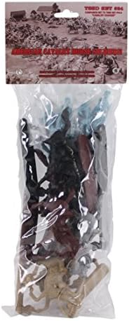 TSSD CIVIL WAR Cavalry Horse Soldiers: 16 BLUE 1:32 Plastic Figures