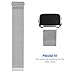 Oitom Compatiable Metal Bands Replacement for Fitbit Versa,Small 5.1