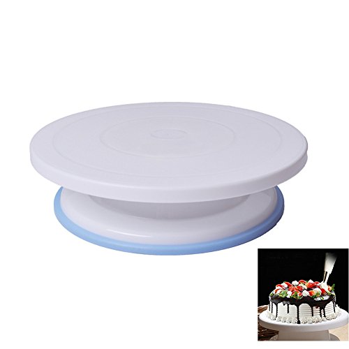11-Inch,Non-slip Bottom Plastic Cake Decorating Decorate
Turntable,Decorate Stand by Rekukos 11-Inch,Non-slip Bottom Plastic Cake Decorating Decorate
Turntable,Decorate Stand by Rekukos